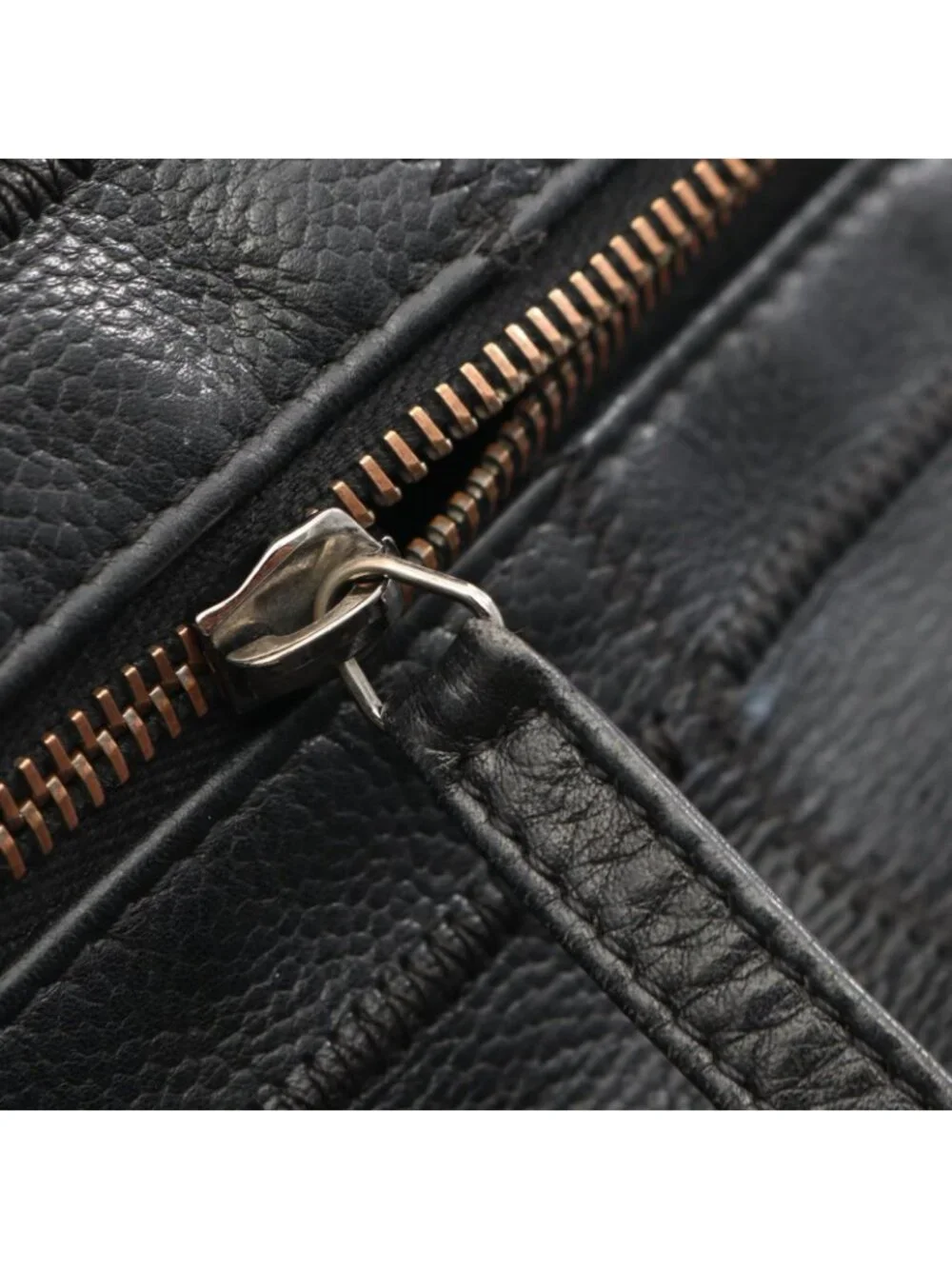 Chanel Handbag Choco Bar Black Caviar Leather